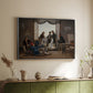 A Group of Danish Artists in Rome, 1837 - Floater Framed Canvas Print