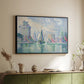 The Green Towers (Les tours vertes, la Rochelle), 1913 - Floater Framed Canvas Print