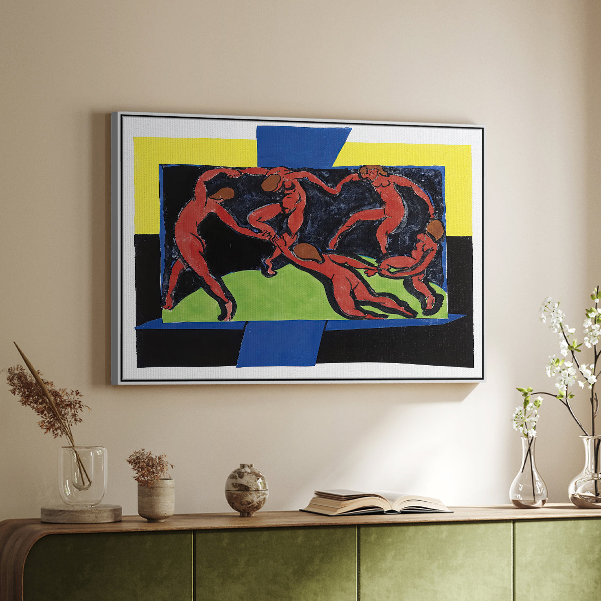 The Dance (La Danse), 1939 - Floater Framed Canvas Print