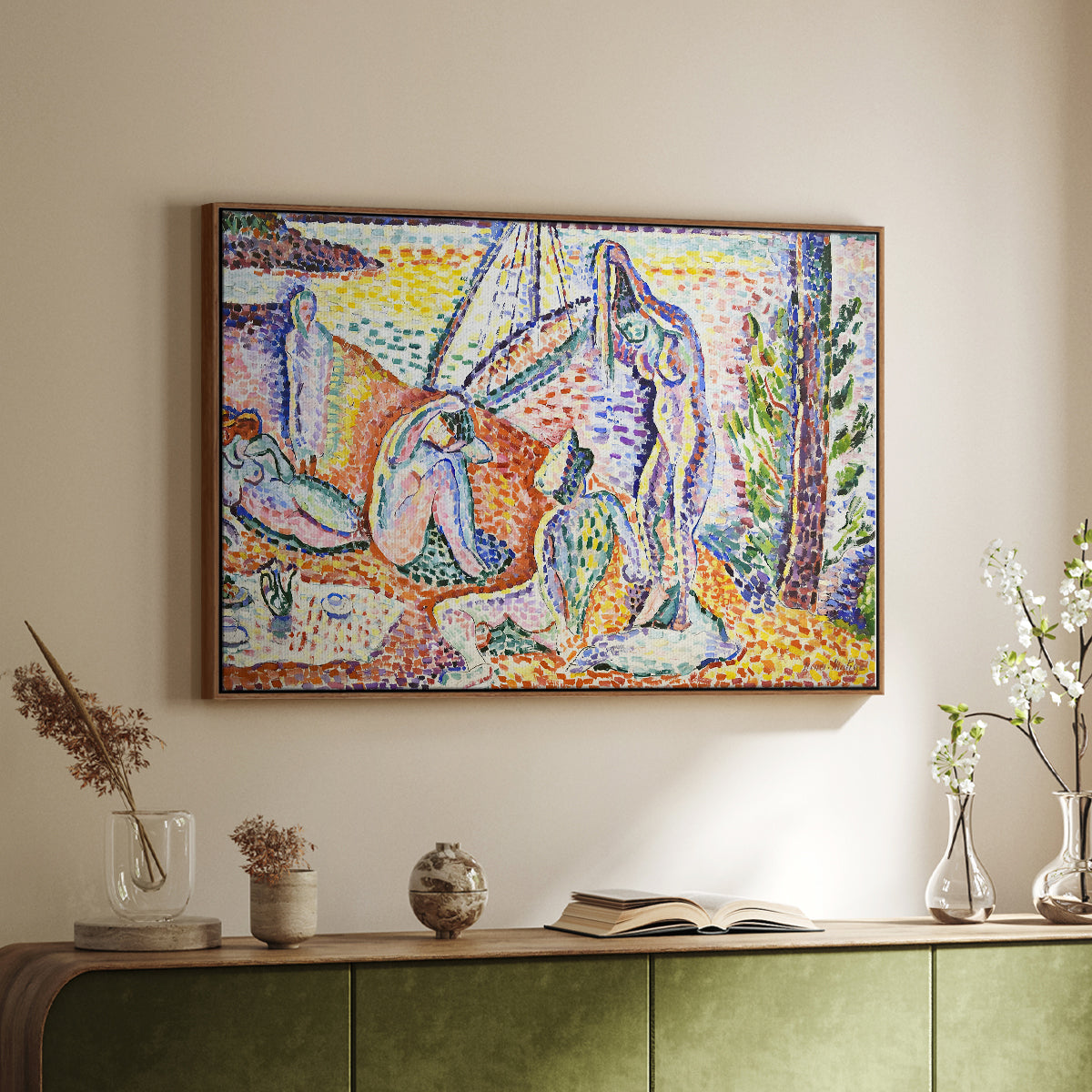 Luxe, Calme et Volupté, 1904 - Floater Framed Canvas Print