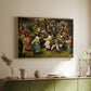The Wedding Dance, c. 1566 - Floater Framed Canvas Print