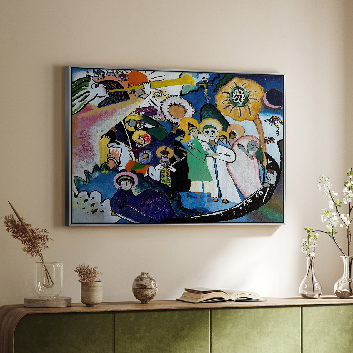 All Saints Day I, 1911 - Floater Framed Canvas Print