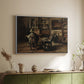 The Studio of Ferdinand De Braekeleer I, Father of the Painter, c. 1873-1885 - Floater Framed Canvas Print
