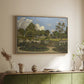 The Painter's Garden at Saint-Privé, 1886 - Floater Framed Canvas Print