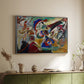 Fragment 2 for Composition VII, 1913 - Floater Framed Canvas Print