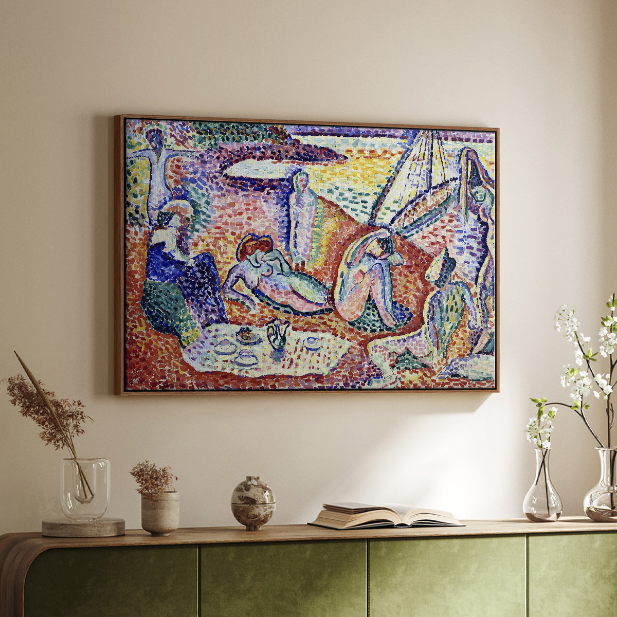 Luxe, Calme et Volupté, 1904 - Floater Framed Canvas Print