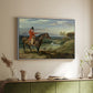 John Levett Hunting at Wychnor, Staffordshire, 1818 - Floater Framed Canvas Print