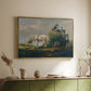 The Hay Wagon (Der Heuwagen), 1824 - Floater Framed Canvas Print