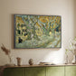 The Large Plane Trees (Road Menders at Saint-Rémy), 1889 - Floater Framed Canvas Print