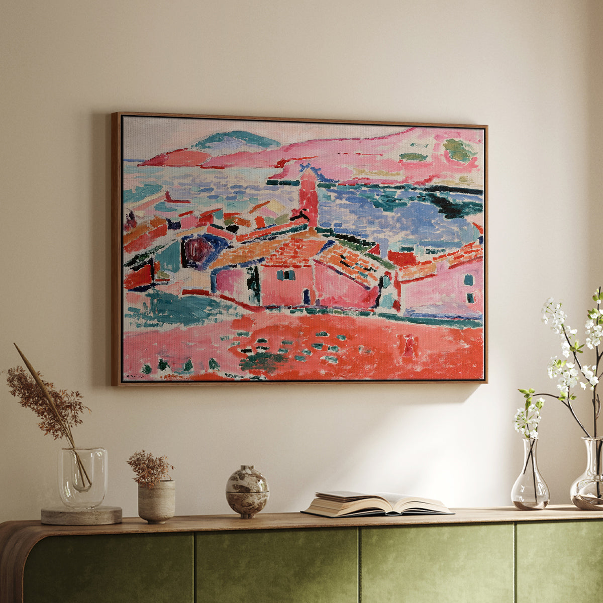 View of Collioure, 1905 - Floater Framed Canvas Print
