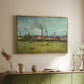Factories at Clichy, 1887 - Floater Framed Canvas Print