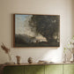 Dance Under the Trees at the Edge of the Lake, c. 1865-1870 - Floater Framed Canvas Print