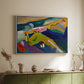 Murnau Mountain Landscape with Church, 1910 - Floater Framed Canvas Print