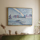 Entrance to the Port of Honfleur, 1899 - Floater Framed Canvas Print