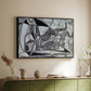Goat's Skull, Bottle and Candle, 1952 - Floater Framed Canvas Print