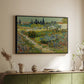 Garden at Arles, 1888 - Floater Framed Canvas Print