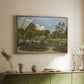 The Painter's Garden at Saint-Privé, 1886 - Floater Framed Canvas Print