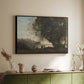 Dance Under the Trees at the Edge of the Lake, c. 1865-1870 - Floater Framed Canvas Print