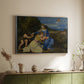 The Aldobrandini Madonna, 1532 - Floater Framed Canvas Print