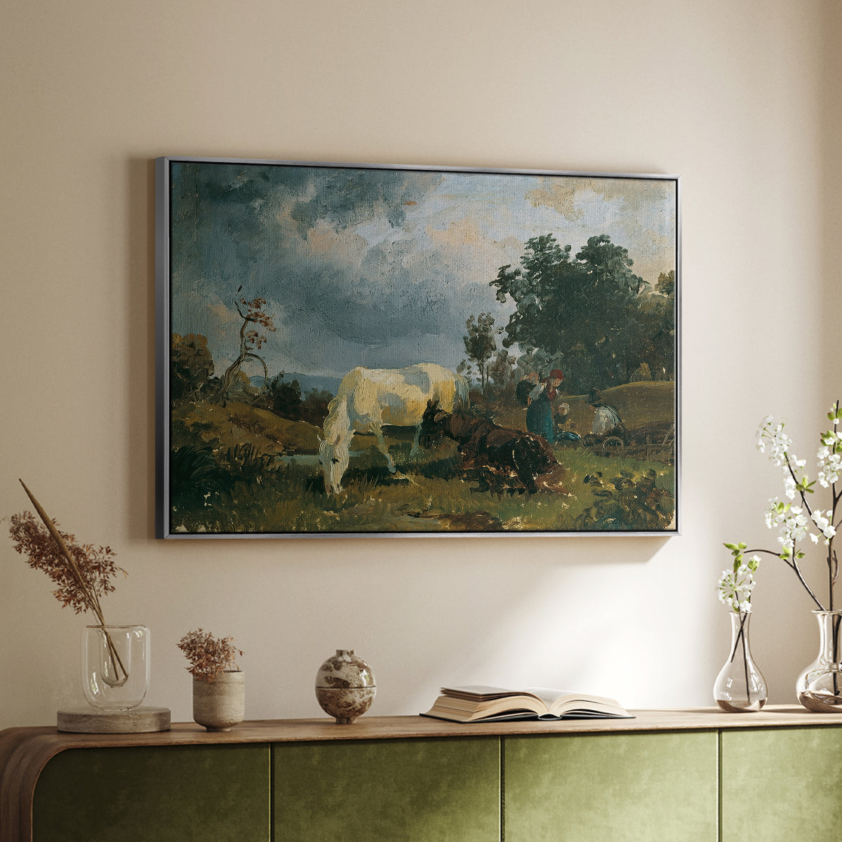 A Mold on the Heath, c. 1830 - Floater Framed Canvas Print