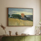 Fields of Wheat in Cagnes, 1918 - Floater Framed Canvas Print