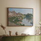 Les Andelys, Côte d'Aval, 1886 - Floater Framed Canvas Print