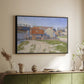 Gasometers at Clichy, 1886 - Floater Framed Canvas Print