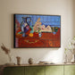 Still Life with a Pewter Jug and Pink Statuette, 1910 - Floater Framed Canvas Print