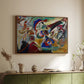Fragment 2 for Composition VII, 1913 - Floater Framed Canvas Print