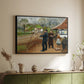 L. A. Ring Painting near Aasum Smithy, 1893 - Floater Framed Canvas Print