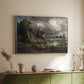 Salisbury Cathedral from the Meadows (Detail), 1831 - Floater Framed Canvas Print