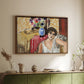Woman Seated in an Armchair, c. 1920 - Floater Framed Canvas Print