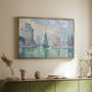 The Green Towers (Les tours vertes, la Rochelle), 1913 - Floater Framed Canvas Print