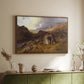 Lledr Valley in Wales, 1864 - Floater Framed Canvas Print