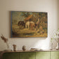 The Midday Meal, 1835 - Floater Framed Canvas Print