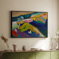Murnau Mountain Landscape with Church, 1910 - Floater Framed Canvas Print