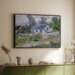 Houses in Auvers, 1890 - Floater Framed Canvas Print