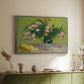 Vase with Oleanders and Books, 1888 - Floater Framed Canvas Print