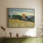Fields of Wheat in Cagnes, 1918 - Floater Framed Canvas Print