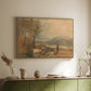 Lulworth Castle, Dorset, c. 1820 - Floater Framed Canvas Print