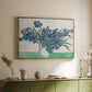 Irises, 1890 - Floater Framed Canvas Print