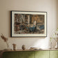 Cabinet de Flaubert à Croisset, 1874 - Floater Framed Canvas Print