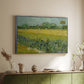 Field with Irises near Arles, 1888 - Floater Framed Canvas Print