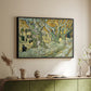 The Large Plane Trees (Road Menders at Saint-Rémy), 1889 - Floater Framed Canvas Print