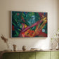The Monkey, 1912 - Floater Framed Canvas Print