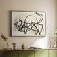 Study of a Cat (Étude de chat), 1946 - Floater Framed Canvas Print