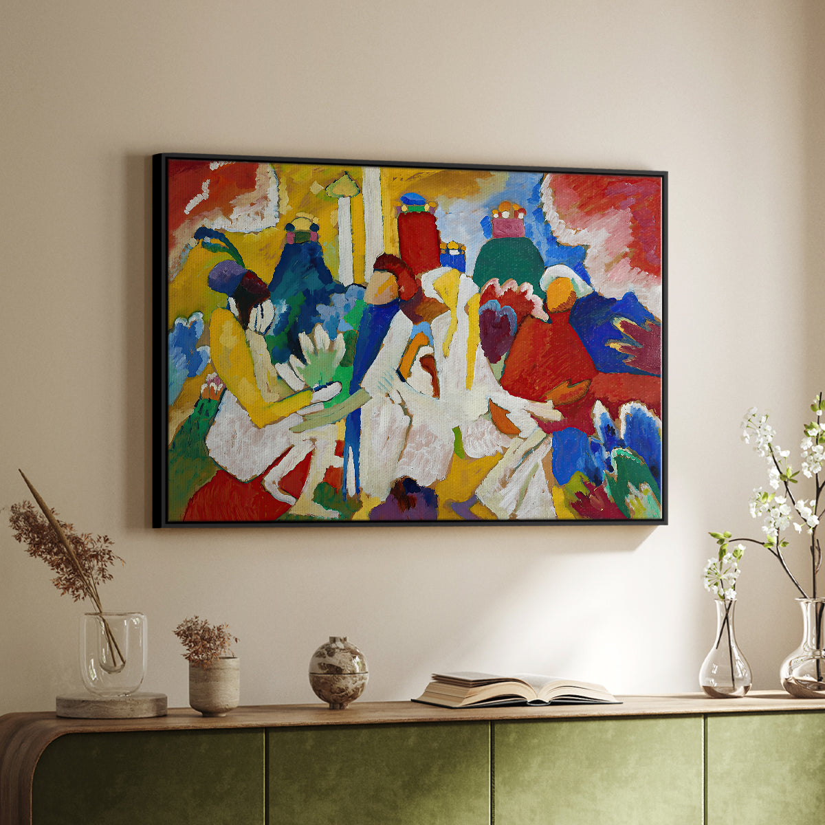 Oriental, 1909 - Floater Framed Canvas Print