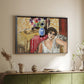 Woman Seated in an Armchair, c. 1920 - Floater Framed Canvas Print