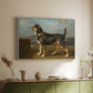 A Terrier in a Landscape, c. 1811 - Floater Framed Canvas Print