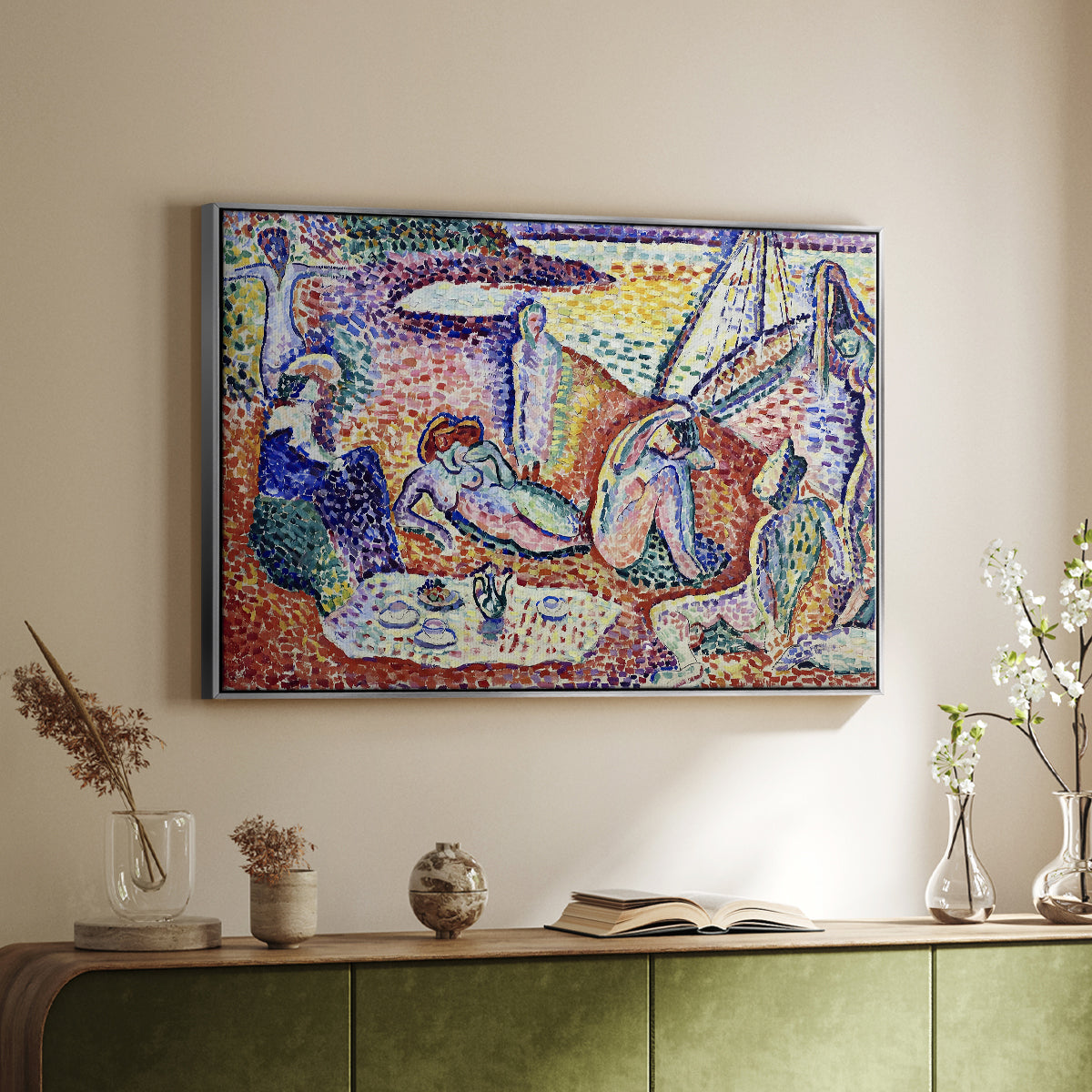 Luxe, Calme et Volupté, 1904 - Floater Framed Canvas Print